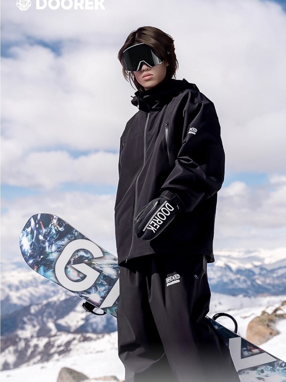 Doorek Core 3L Shell Jacket  unisex technical ski and snowboard 🏂 nwt Sz Large